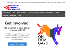 Tablet Screenshot of clevelandstonewalldems.org